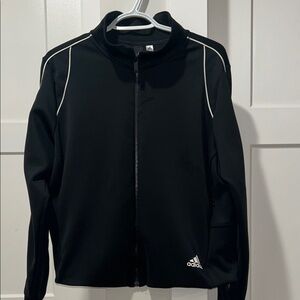 Adidas black zip up sweater